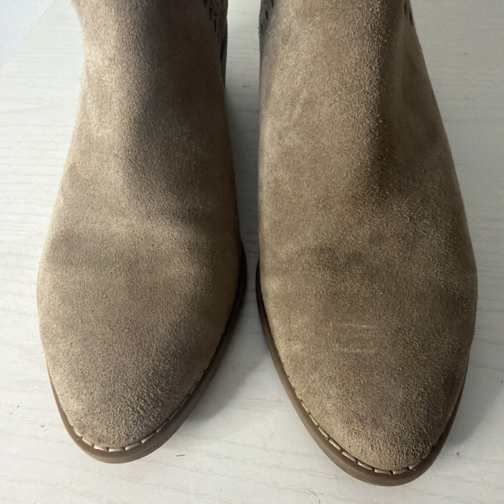 Lucky Brand Francee Ankle Bootie Boots Leather Heel Round Toe Women’s 9M - Picture 6 of 8